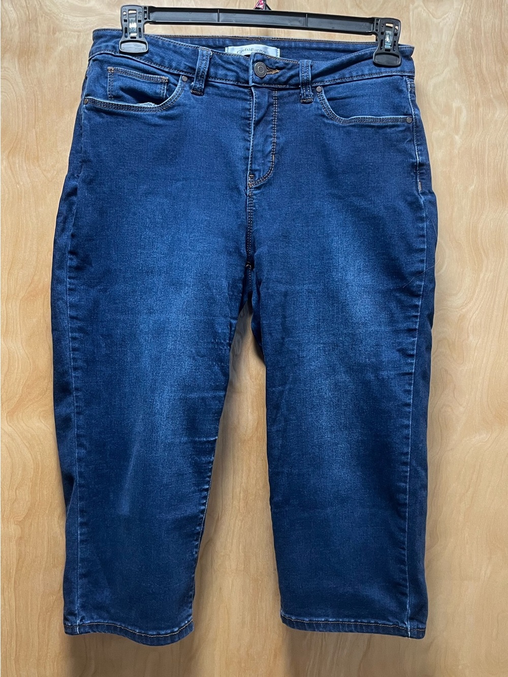 Petite stretch jean capri’s